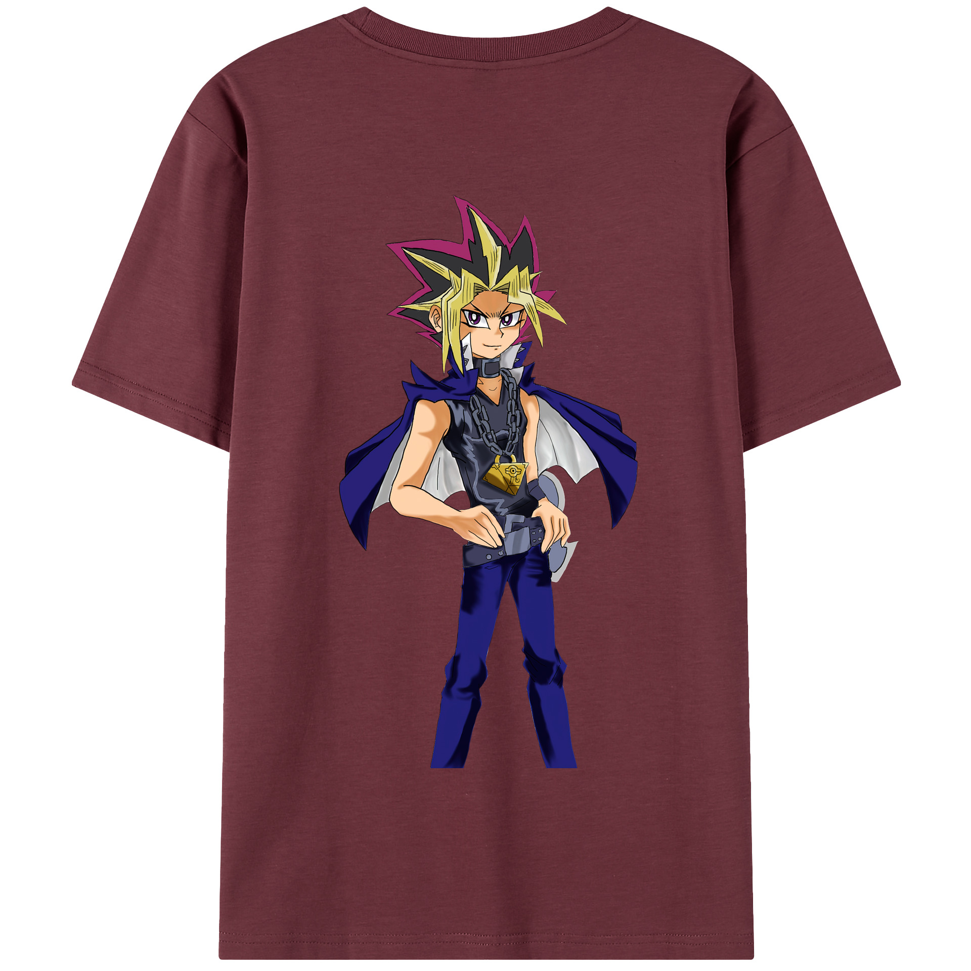 （画像用） 遊☆戯☆王 Yu-Gi-Oh! 綿100％半袖Tシャツ（背面プリント）